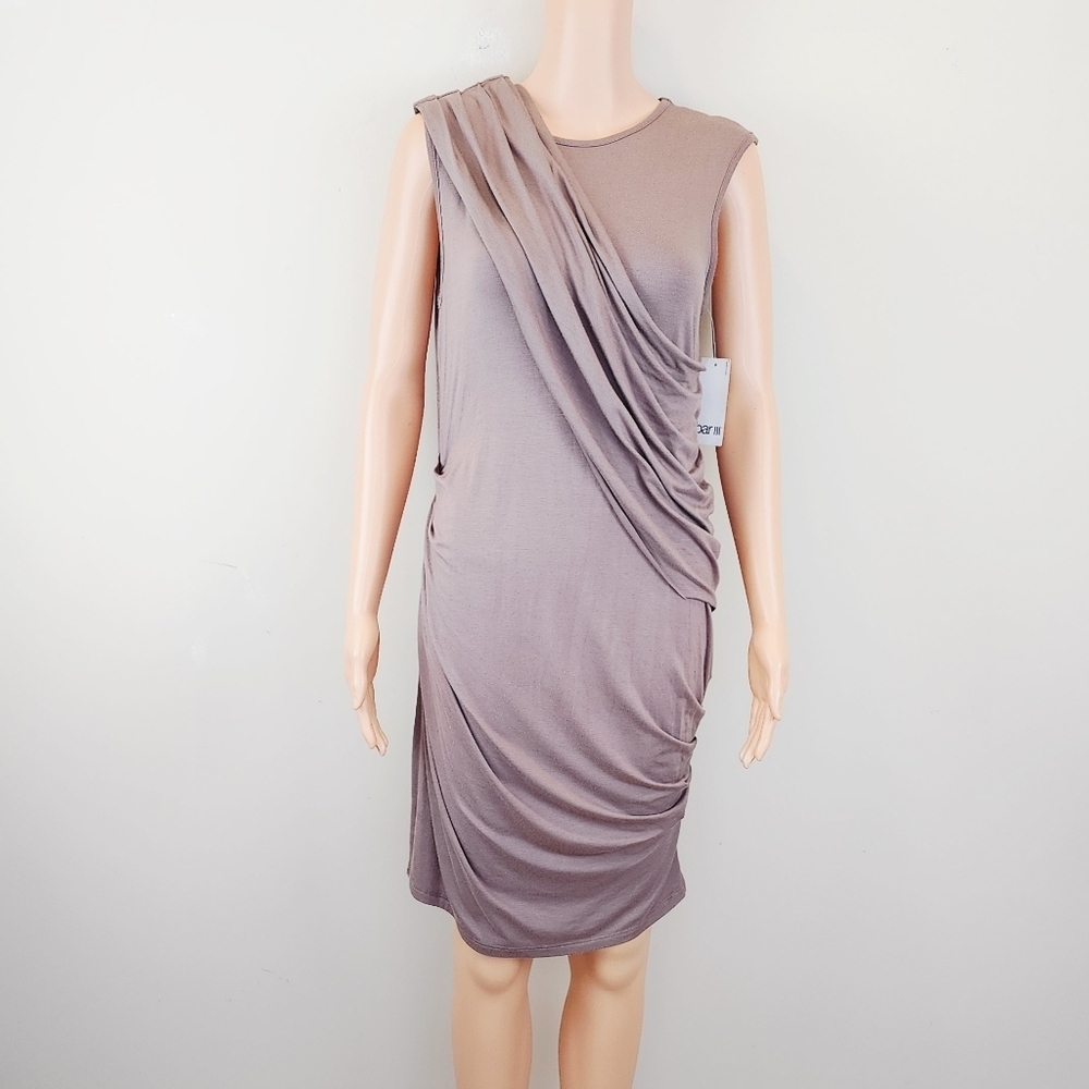 Bar lll taupe grey bodycon mini dress size M